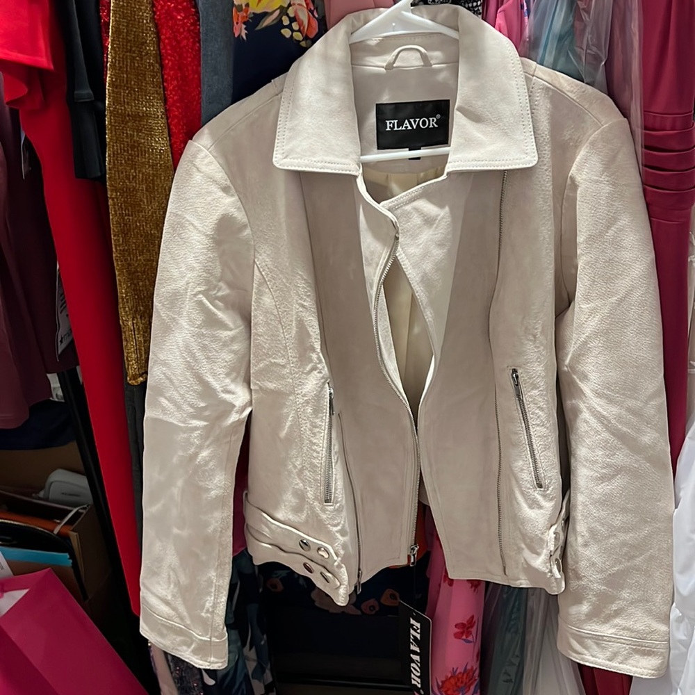 Genuine Suede Moto Jacket